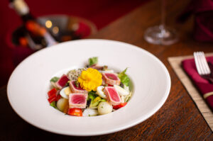Seared Tuna Salad at Flavours Restaurant & Bar Hua Hin